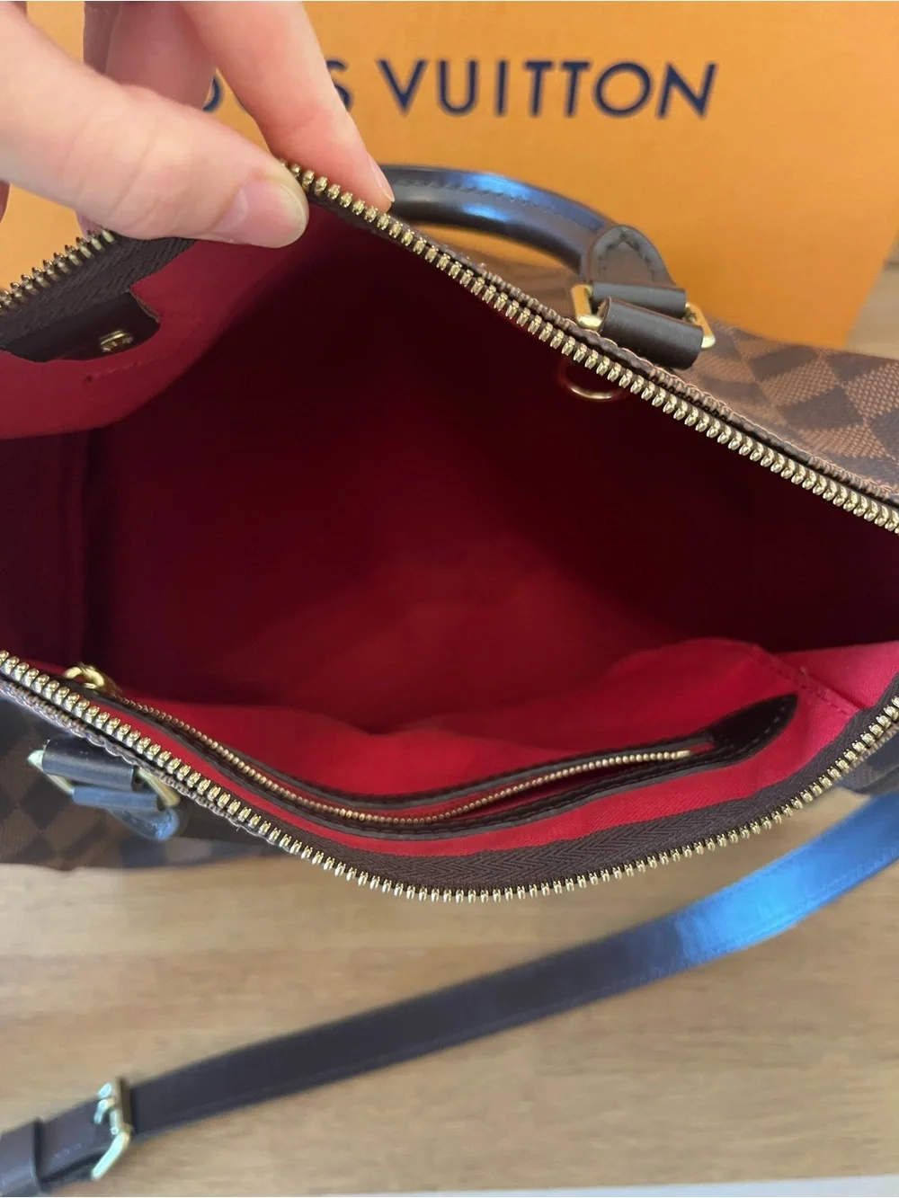 Louis Vuitton Speedy Bandoulière 30 Damier Ebene